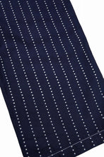 画像をギャラリービューアに読み込む, FULLCOUNT WABASH WORKERS PANTS / INDIGO DYED DRILL with WASH STAR STRIPE (INDIGO / ONE WASHED)