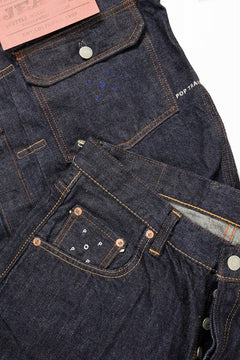 画像をギャラリービューアに読み込む, FULLCOUNT x POP TRADING COMPANY Type2 Jean Jacket / 13.7oz Zimbabwe Selvedge Denim (INDIGO BLUE)