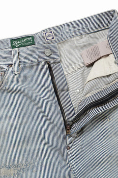 画像をギャラリービューアに読み込む, FULLCOUNT x N/07 x LOOM exclusive WIDE TAPERED PAINTER TROUSERS (HICKORY STRIPE)