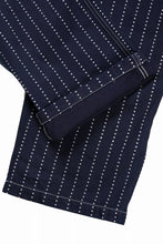 画像をギャラリービューアに読み込む, FULLCOUNT WABASH WORKERS PANTS / INDIGO DYED DRILL with WASH STAR STRIPE (INDIGO / ONE WASHED)