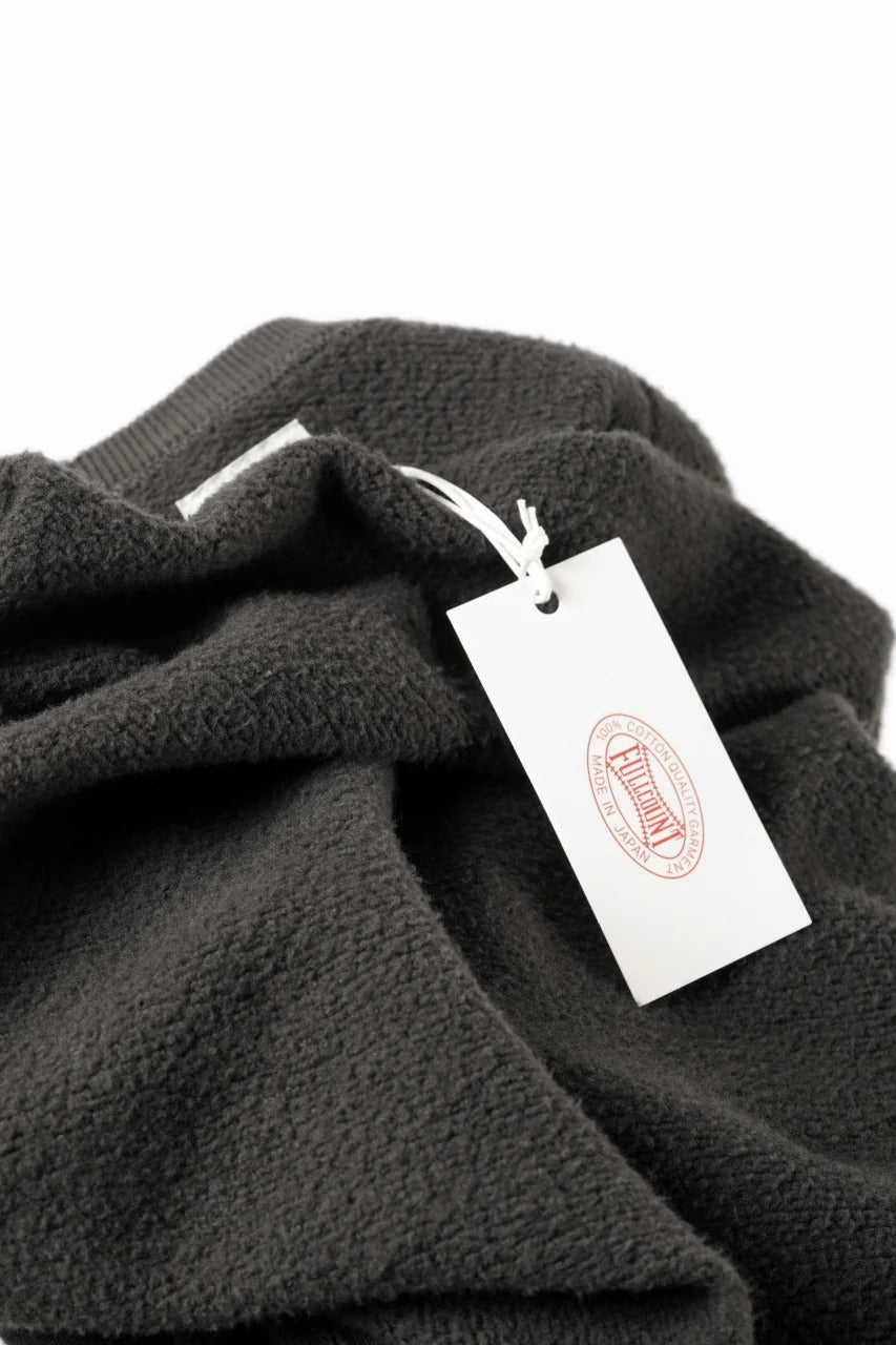 画像をギャラリービューアに読み込む, FULLCOUNT FADING RAGLAN SLEEVE SWEAT SHIRT (DAMAGE LESS / BLACK)