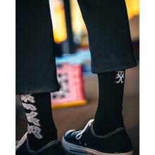 Load image into Gallery viewer, SAINT Mxxxxxx SOCKS / SAINT (BLACK+GREY)