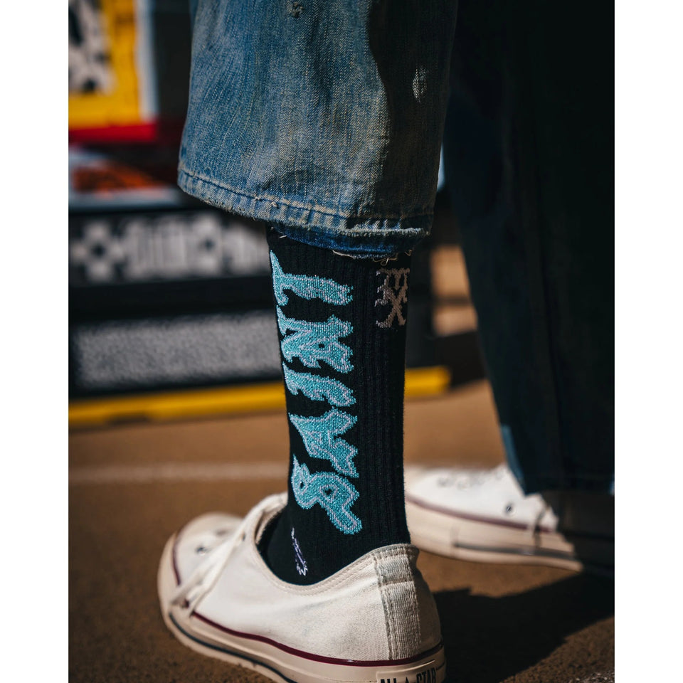 画像をギャラリービューアに読み込む, SAINT Mxxxxxx SOCKS / SAINT (BLACK+BLUE)