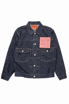 画像をギャラリービューアに読み込む, FULLCOUNT x POP TRADING COMPANY Type2 Jean Jacket / 13.7oz Zimbabwe Selvedge Denim (INDIGO BLUE)