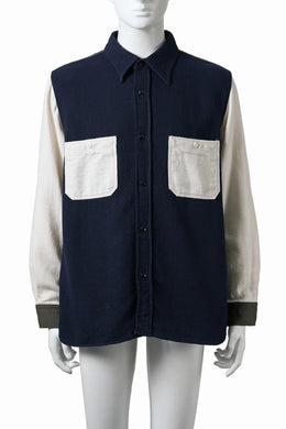 FULLCOUNT CRAZY PATTERN FLANNEL WORK SHIRT (TYPE A)