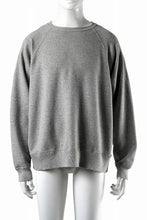 画像をギャラリービューアに読み込む, FULLCOUNT FADING RAGLAN SLEEVE SWEAT SHIRT (DAMAGE LESS / HEATHER GRAY)