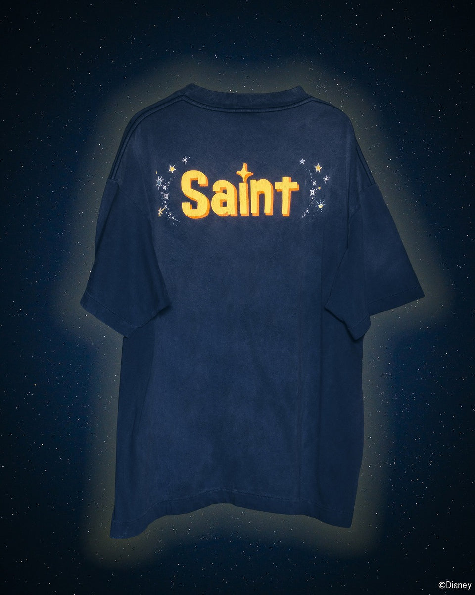 Load image into Gallery viewer, SAINT Mxxxxxx x DISNEY SS T-SHIRT / TINKER BELL (NAVY)